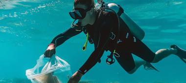 plongée et déchets sous-marins