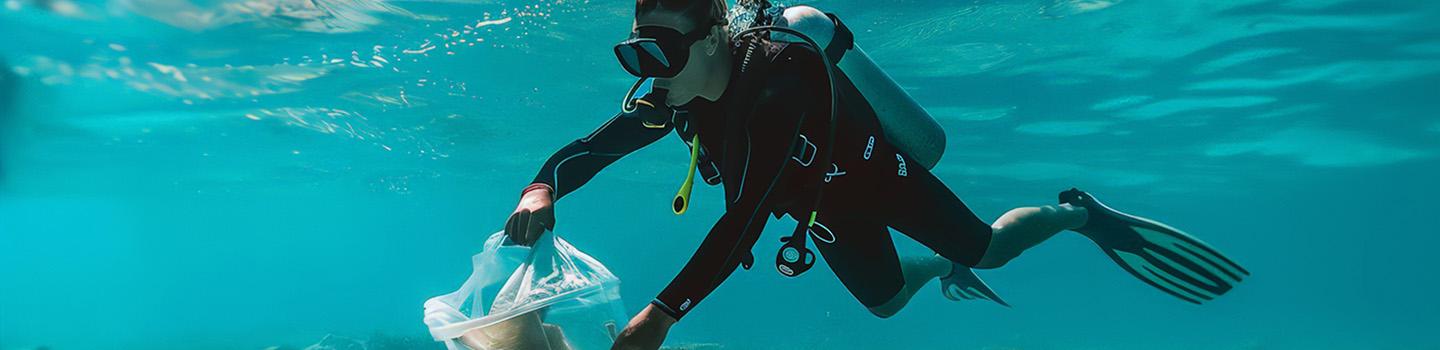 plongée et déchets sous-marins